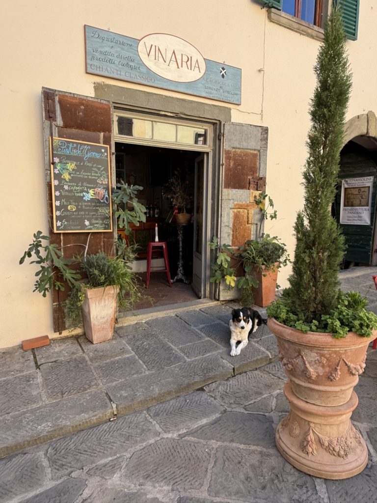 田舎滞在　地元の人が通う店　キャンティ地方