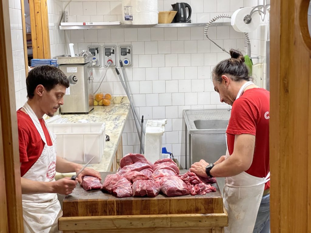 キャンティ地方　肉屋のレストラン